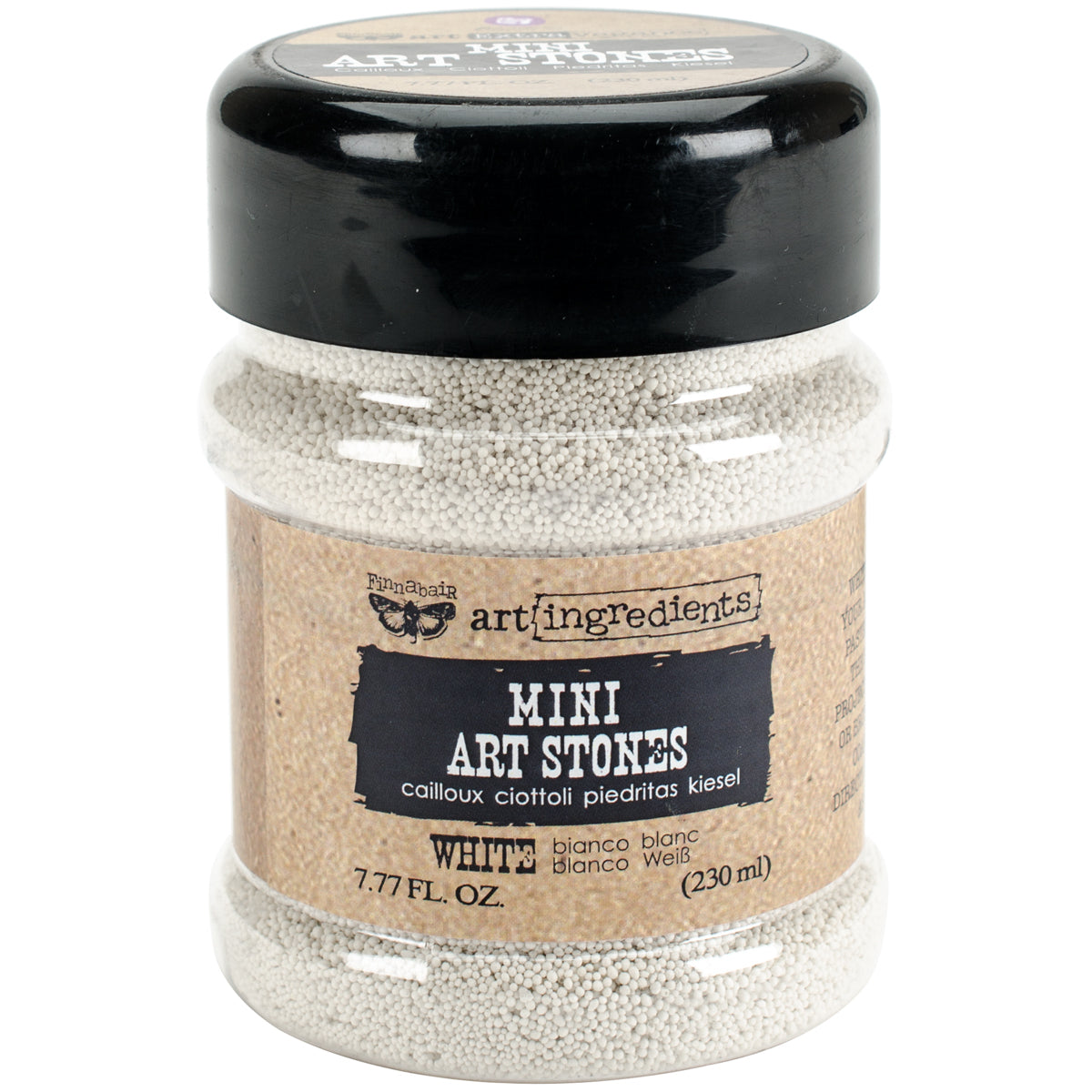 Prima Marketing Finnabair Art Ingredients Mini Art Stones 7.77 Ounces - White