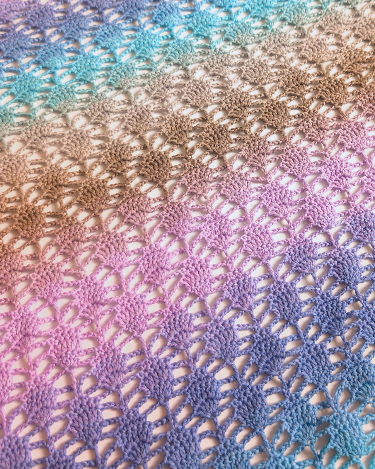 Blended Skies Shawl