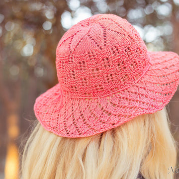 Knitted cotton Summer hat "Brigitta"