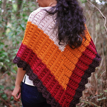 Blooms and Dunes Shawl