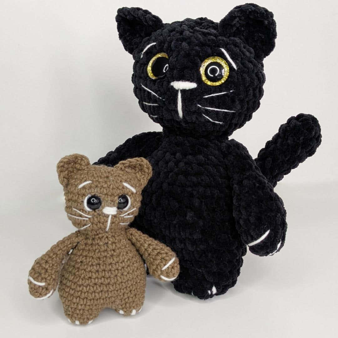 Easy Crochet Cat, Amigurumi Pattern Ziggy the Cat