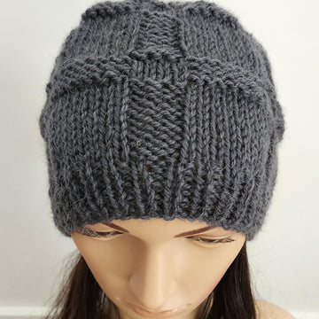 Corby - Family textured stitch beanie, sizes 2 years to Man