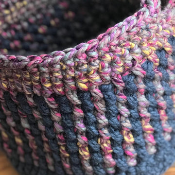 Fine Tooth Comb Crochet Basket