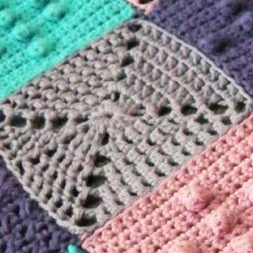 Stitch Pattern Sampler Blanket