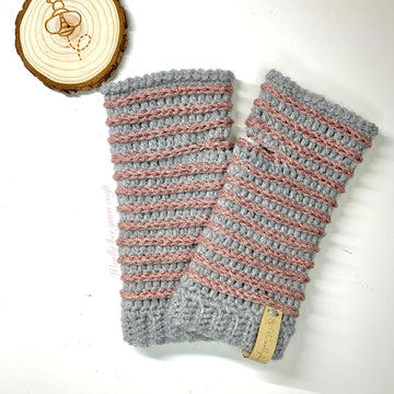 Bee cosy fingerless mitts