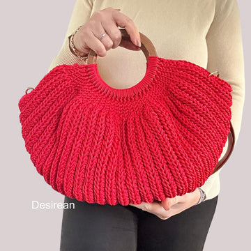 Siena Herringbone Handle Bag