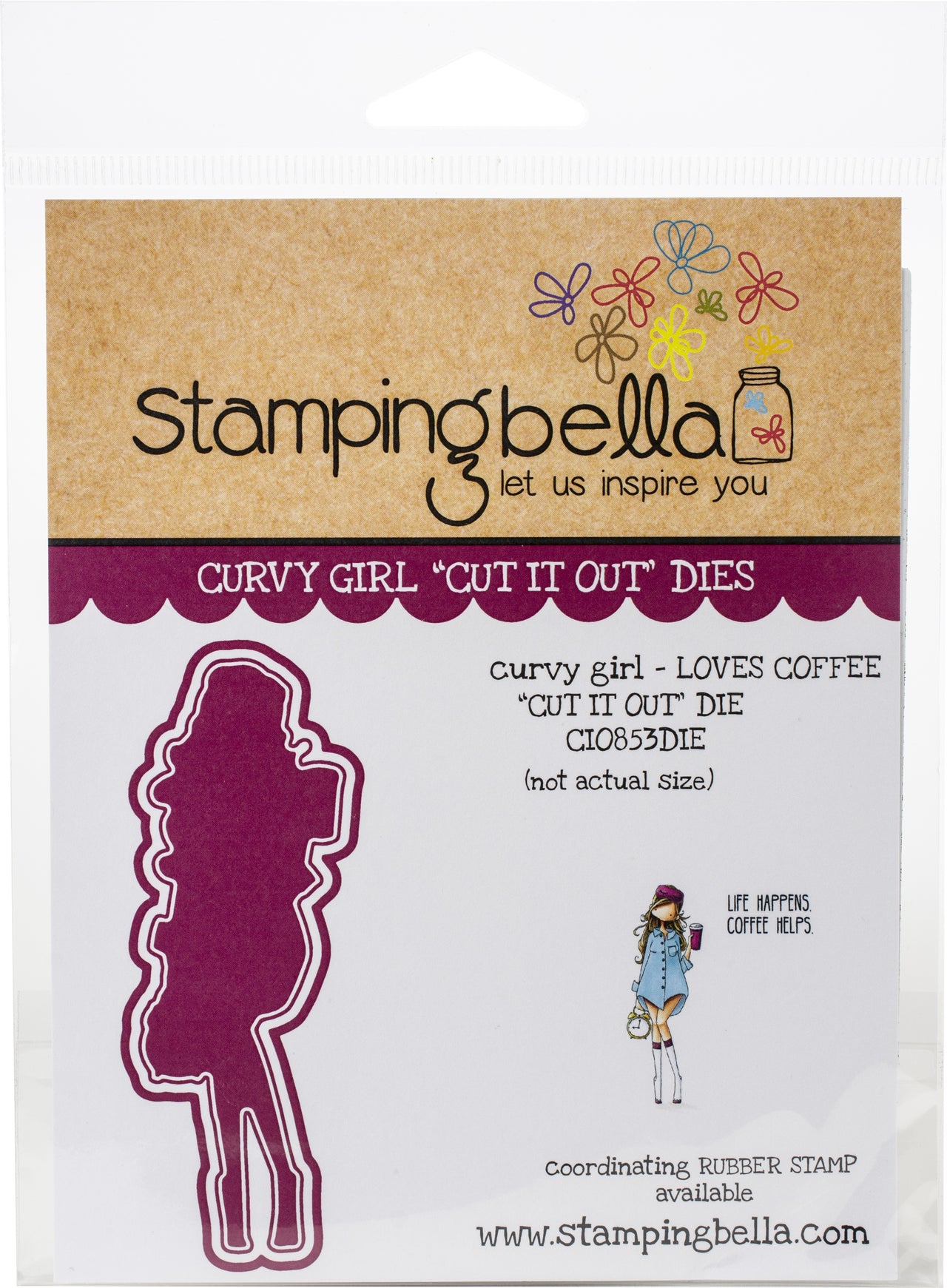 Stamping Bella Cut It Out Dies - Curvy Girl Loves Coffee