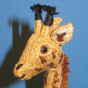Georgie The Baby Giraffe Amigurumi Microknit Toy
