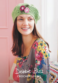 "Floral Beret" - Accessory Crochet Pattern For Women in Debbie Bliss Baby Cashmerino - DBS056