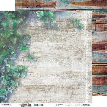 Studio Light Denim Saturdays Double-Sided Cardstock 12"X12" 10/Pkg - NR. 02