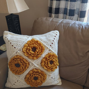 Sunflower Pillow Cover