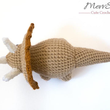 Amigurumi Triceratops Dinosaur