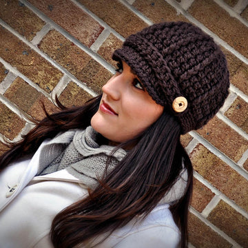 Classy Crochet Newsboy Cap