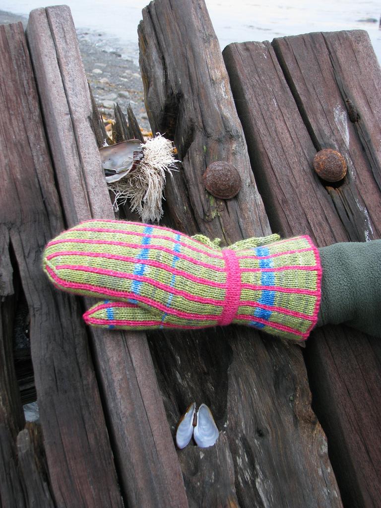 Pinstripe DK Mittens 291