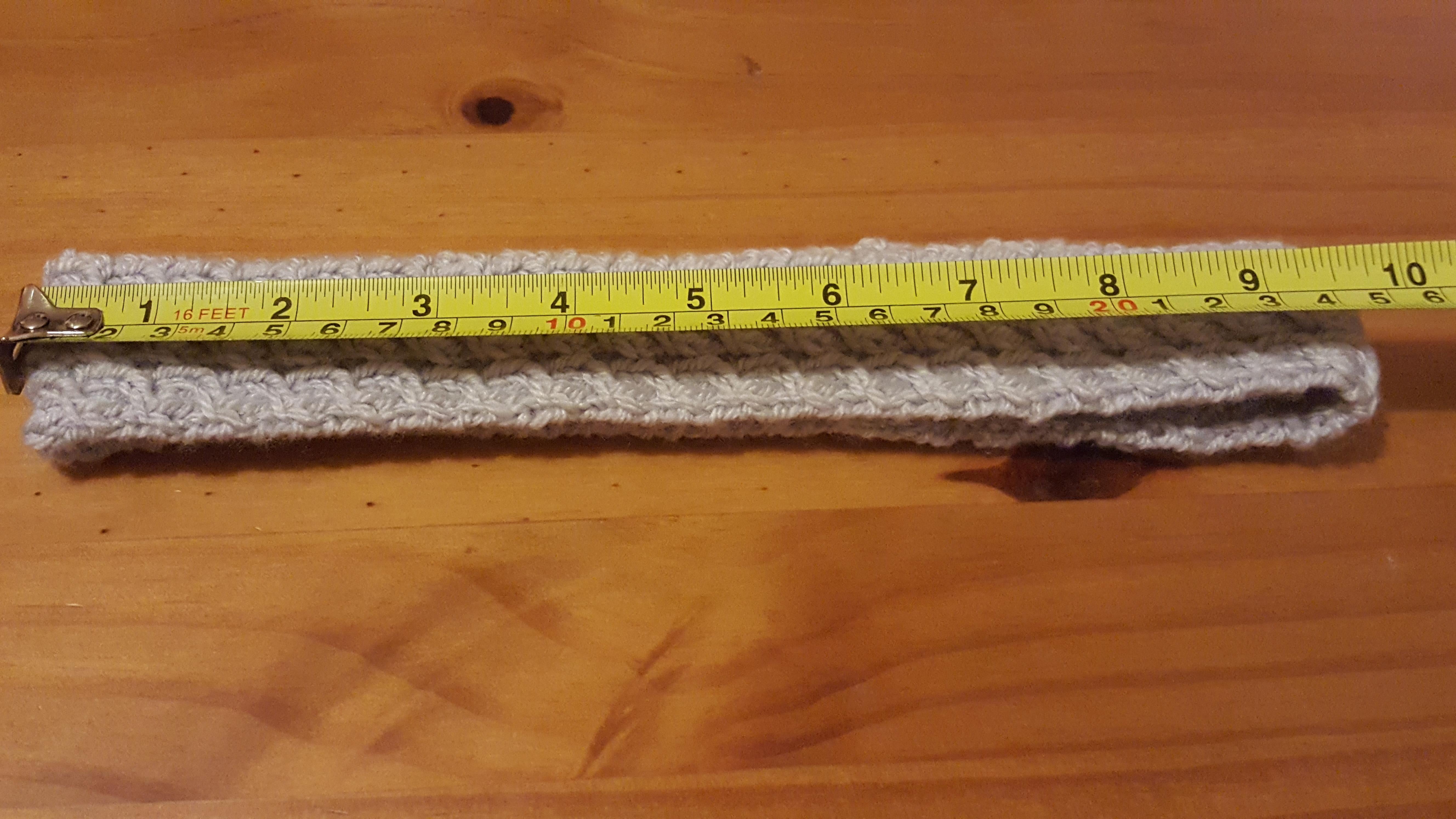 Sky Headband for Little Girls in Aran