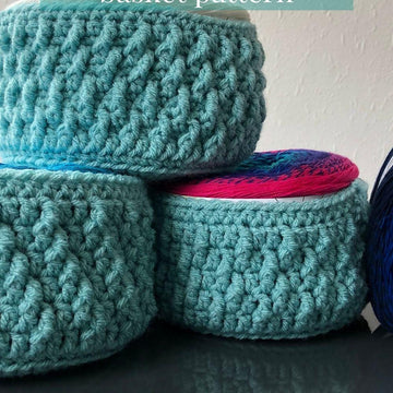 Totally Textured Yarn Baskets