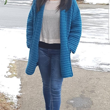 Easy 'n Comfy Lapel Cardi-Coat