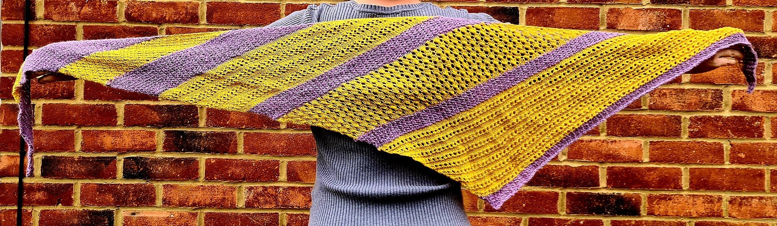 Woven and Lace Shawl