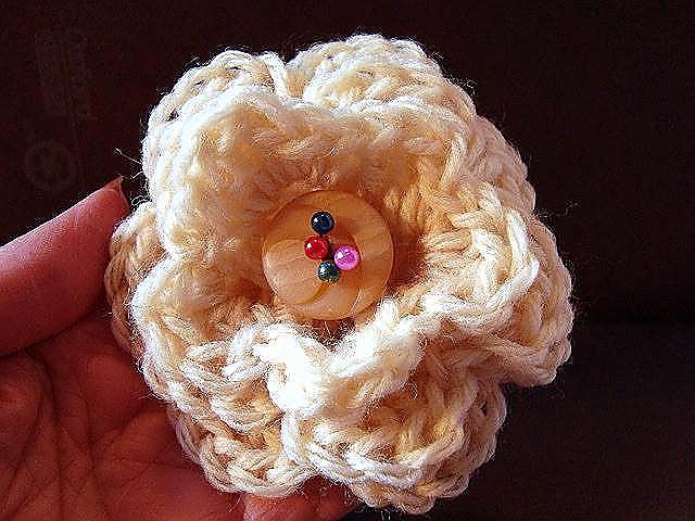 3 LAYER CROCHET FLOWER