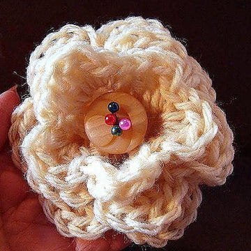 3 LAYER CROCHET FLOWER