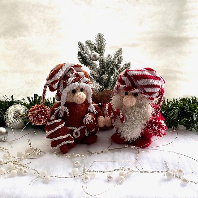 Candy Cane Gonk Gnomes