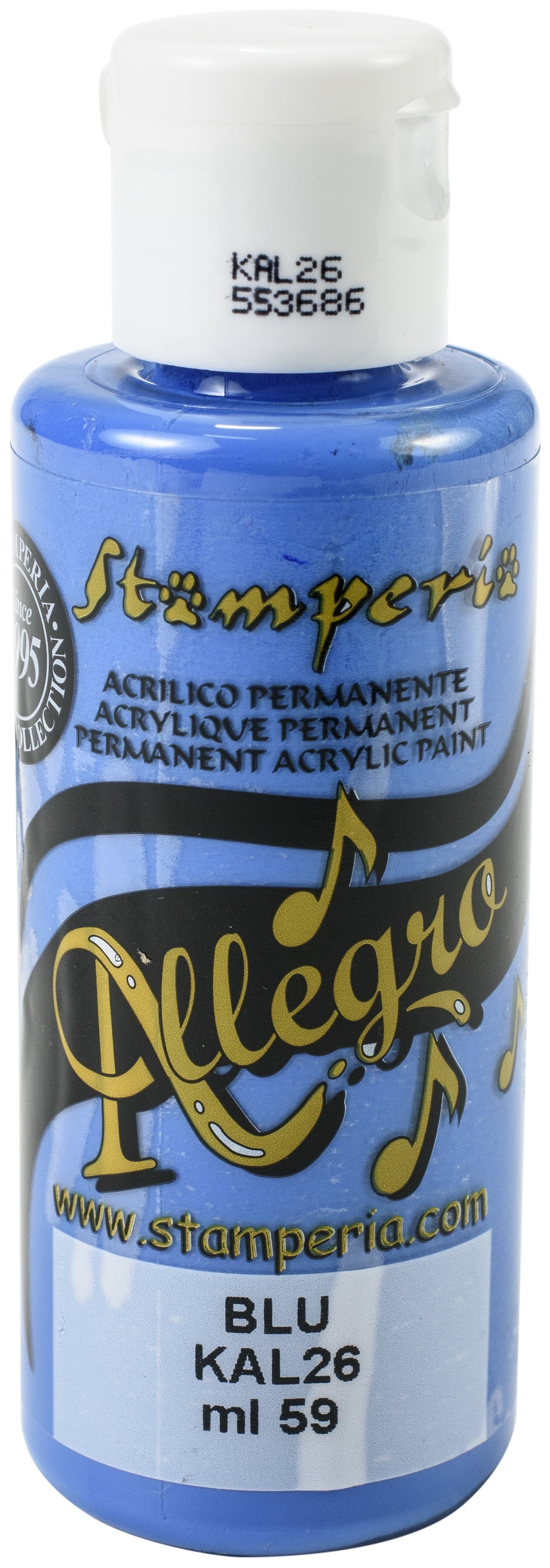 Stamperia Intl Stamperia Allegro Paint 59ml - Blue