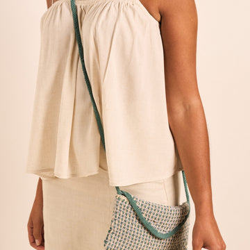 Pelican Bag in Rowan Creative Linen - Downloadable PDF