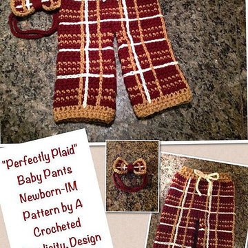 "Perfectly Plaid" Baby Pants