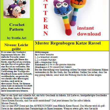 Rattle rainbow cat