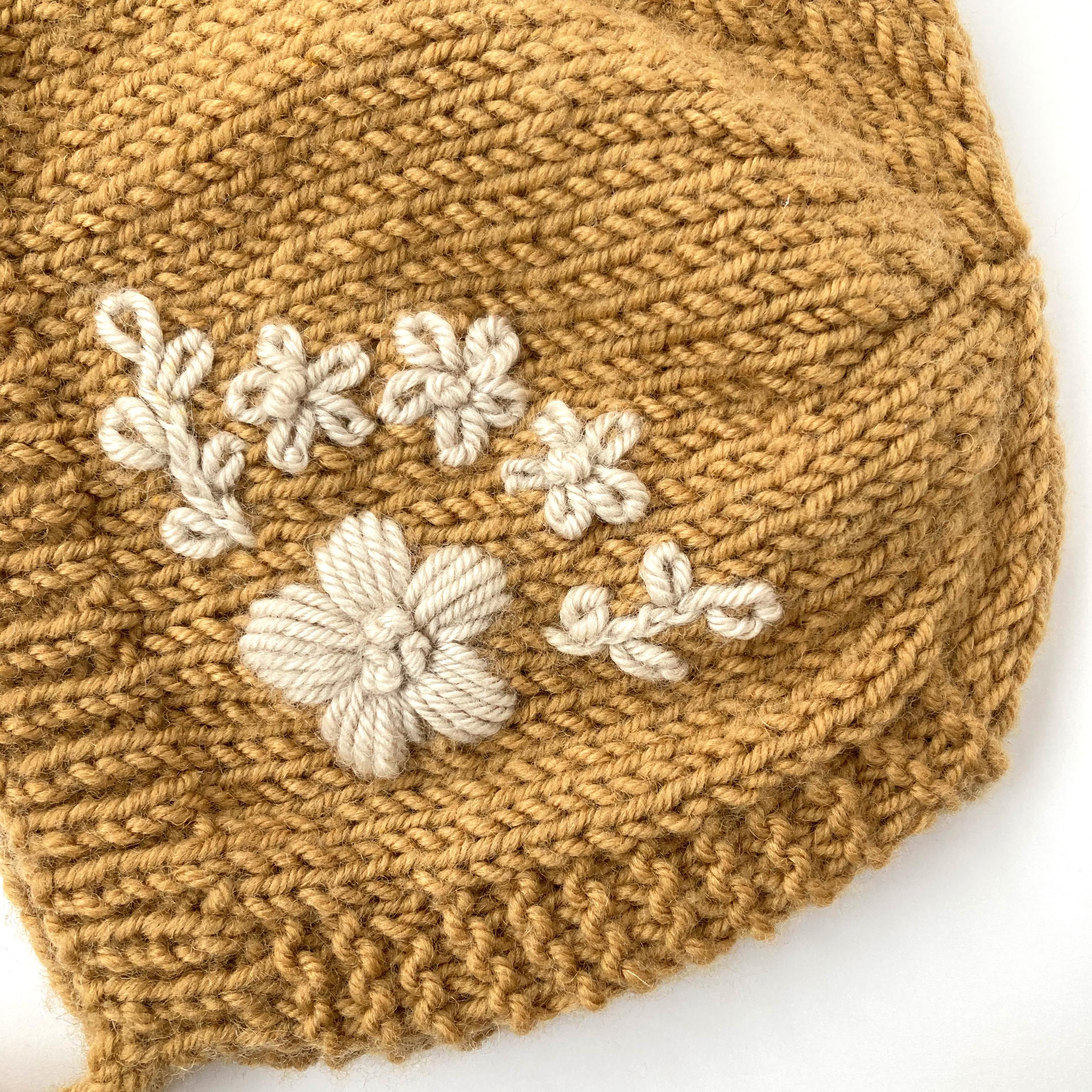 Kensi Embroidered Baby Bonnet