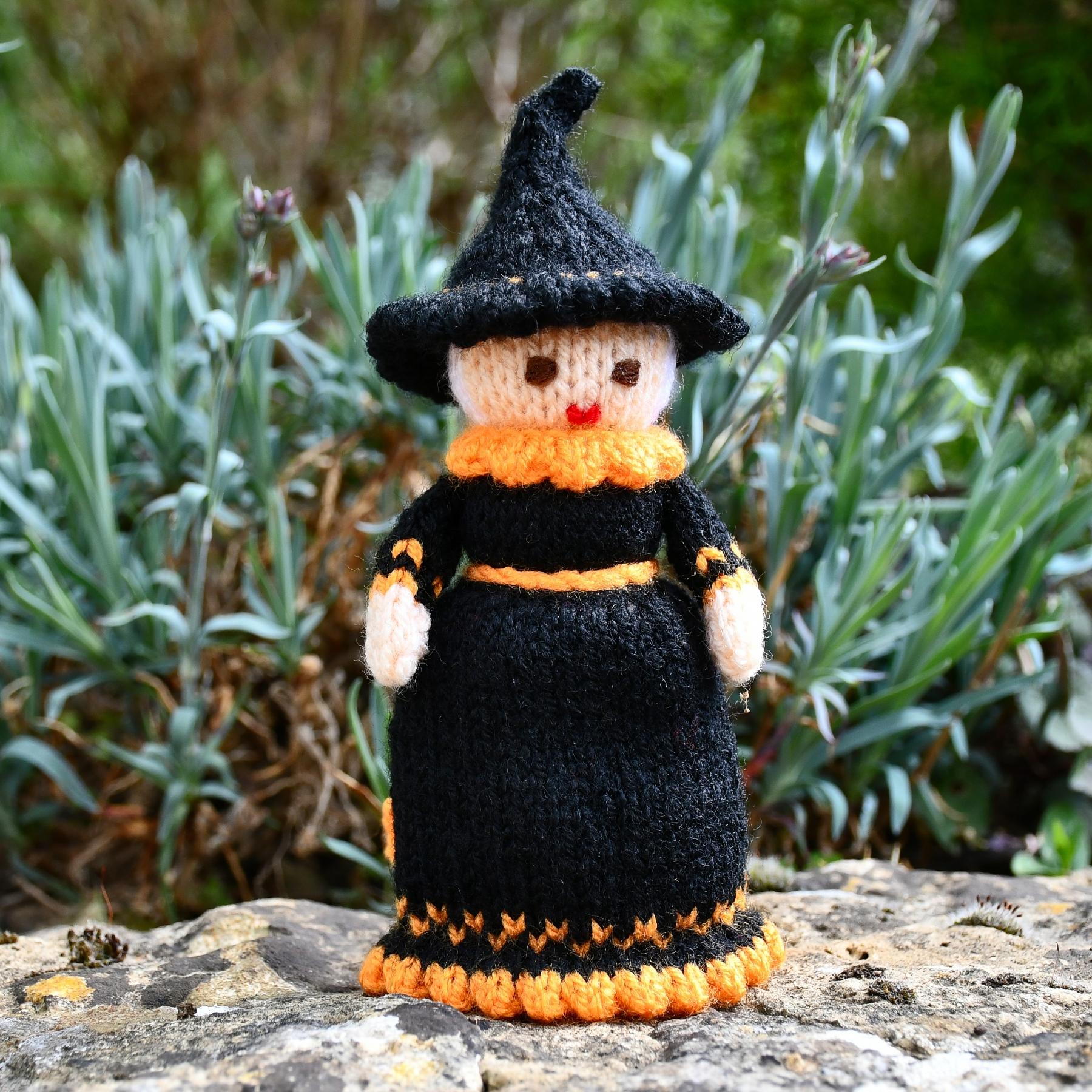 Jehane the Witch Doll Knitting Pattern - Toy Knitting Pattern