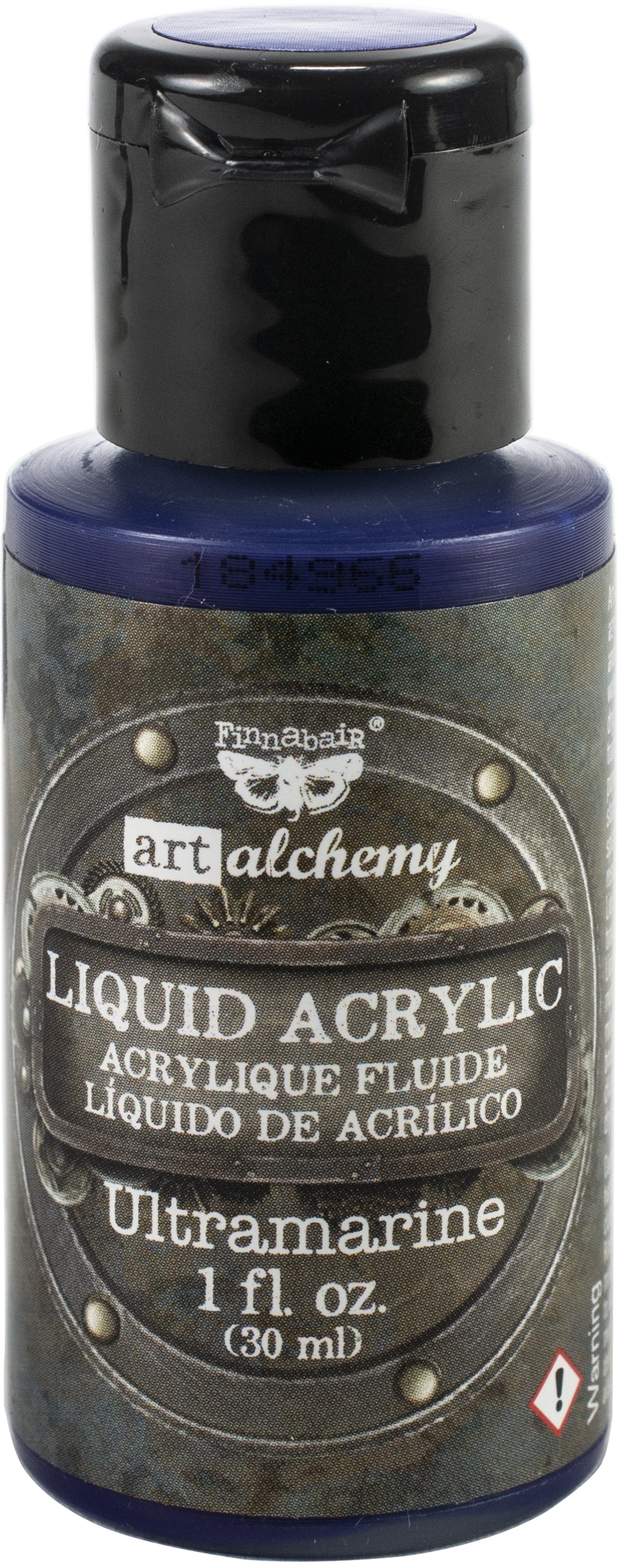 Prima Marketing Finnabair Art Alchemy Liquid Acrylic Paint 1 Fluid Ounce - Ultramarine
