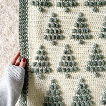 Little Christmas Trees Blanket