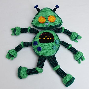 Green Robot Amigurumi