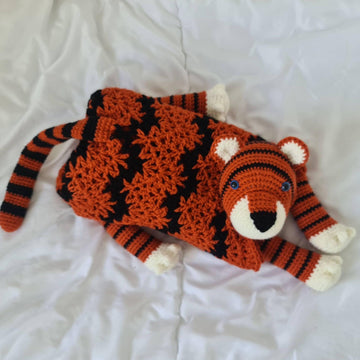 3in1 Jungle Tiger Baby Blanket