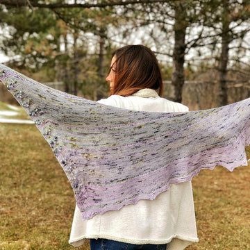 Frozen Wildflower Shawl