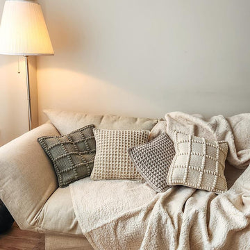 Checkered pillows