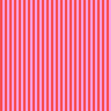 Tula Pink True Colors Tent Stripe - Poppy