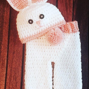 The Ashton Baby Bunny Hat and Pants Set