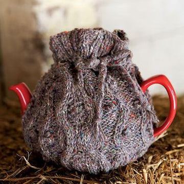 Cable and Bobbles Tea Cosy