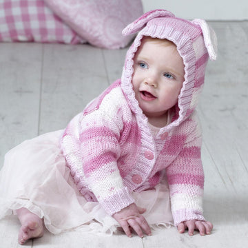 Hooded Jackets in King Cole Cottonsoft Baby Crush DK- 5104pdf - Downloadable PDF