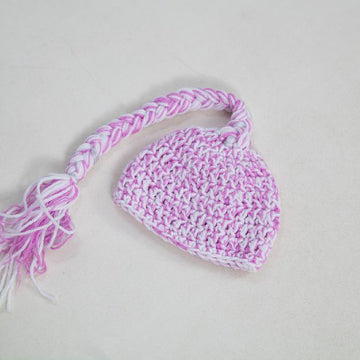 Hat with Plaited Braided Tail