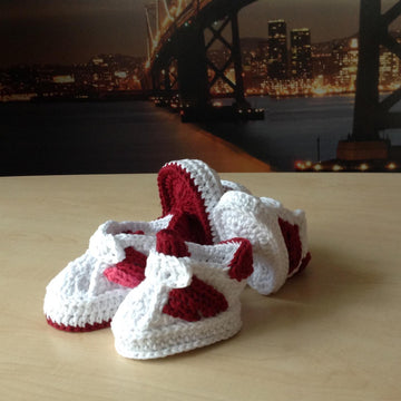 Sporty Baby Bootie & Hat Set N 232
