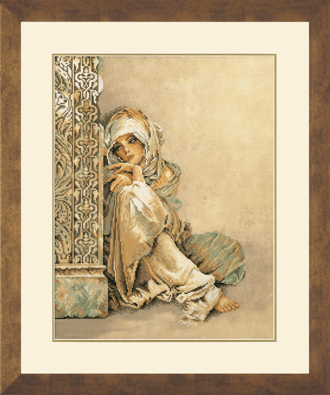 Lanarte Arabian Woman Counted Cross Stitch Kit - 34 x 44 cm