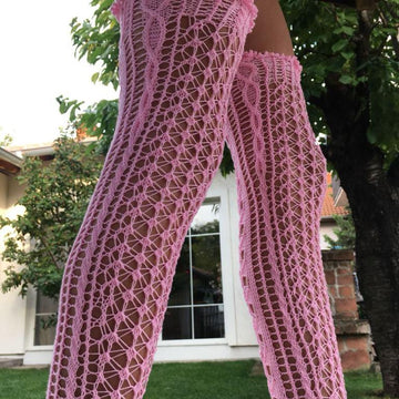 Lace Socks With Hearts