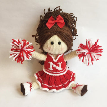 Cheerleader Knit Doll