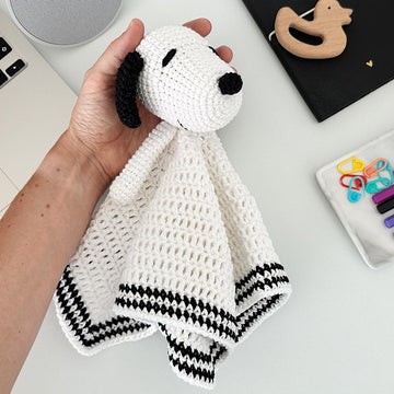 Snoopy lovey blanket