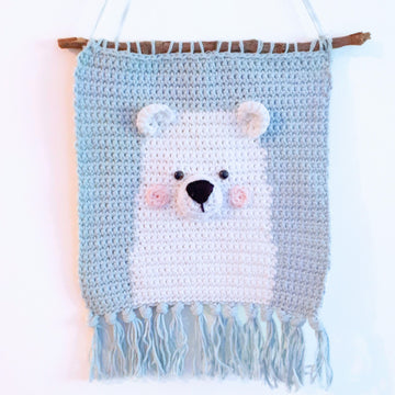 Polar bear nursery wall decor