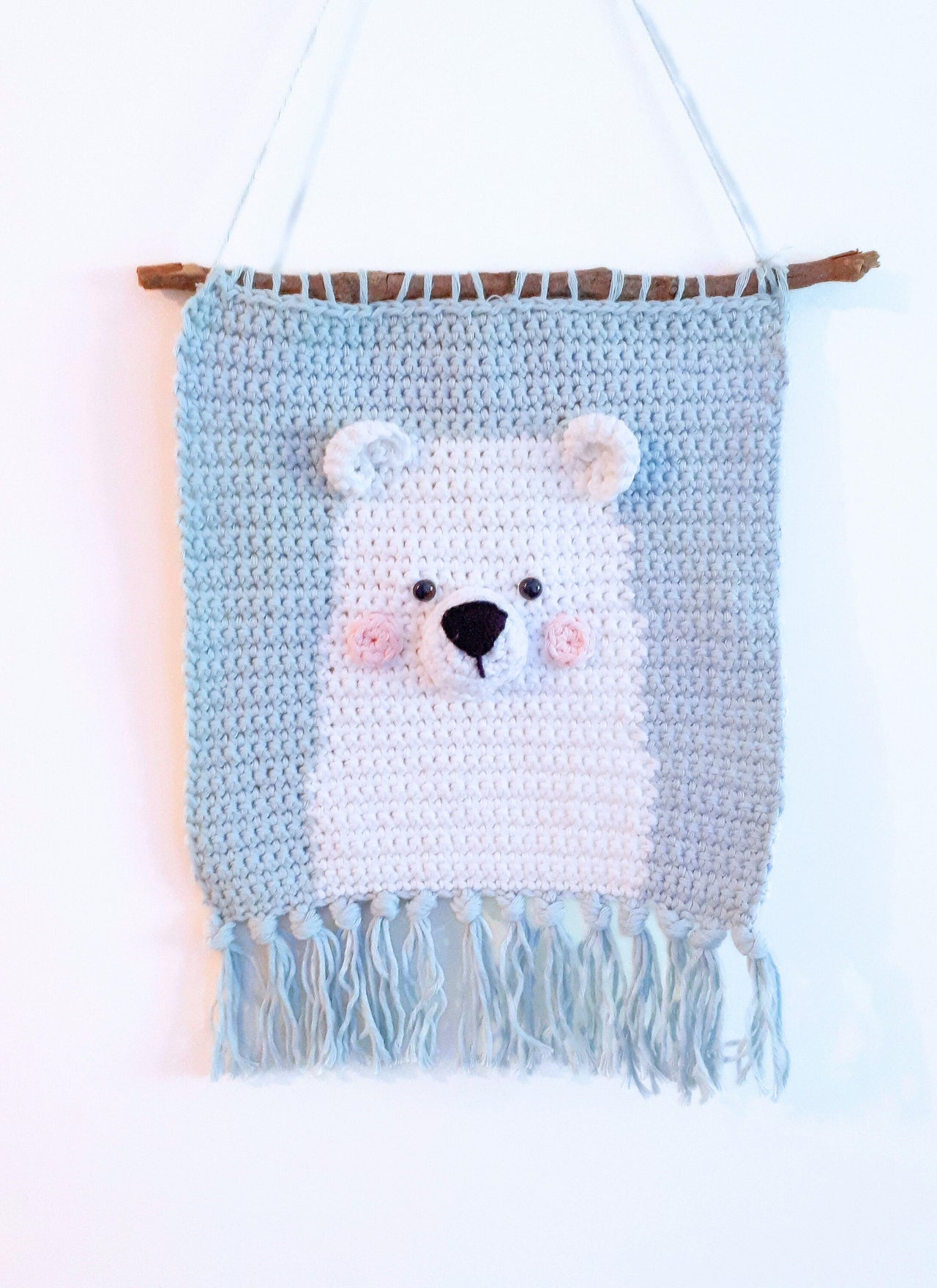 Polar bear nursery wall decor