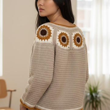 Sunflower Granny Sweater